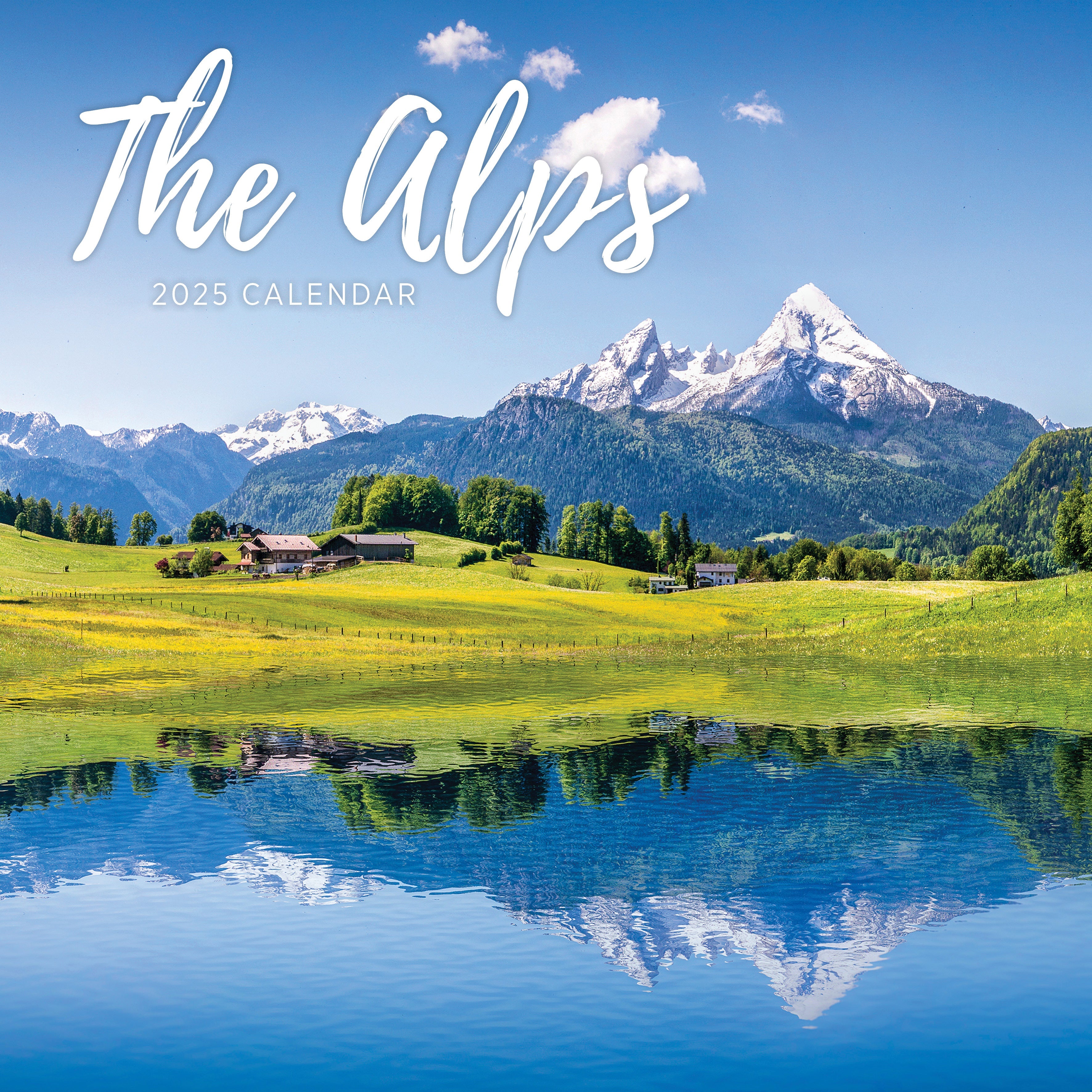 2025 The Alps - Square Wall Calendar