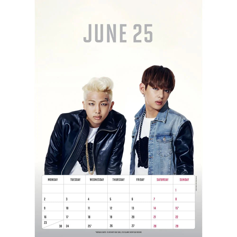 2025 BTS - A3 Wall Calendar