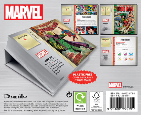 2024 Marvel - Daily Boxed Page-A-Day Calendar  SOLD OUT