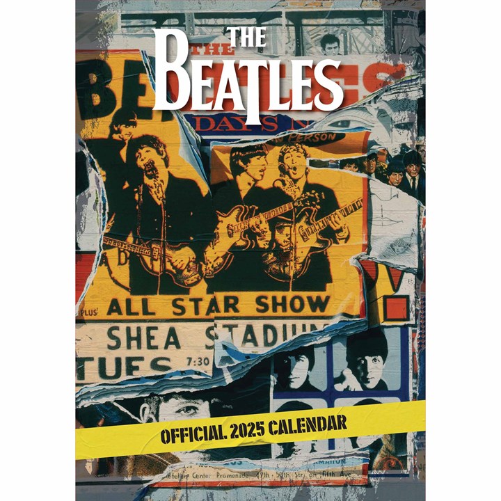 2025 The Beatles - A3 Wall Calendar