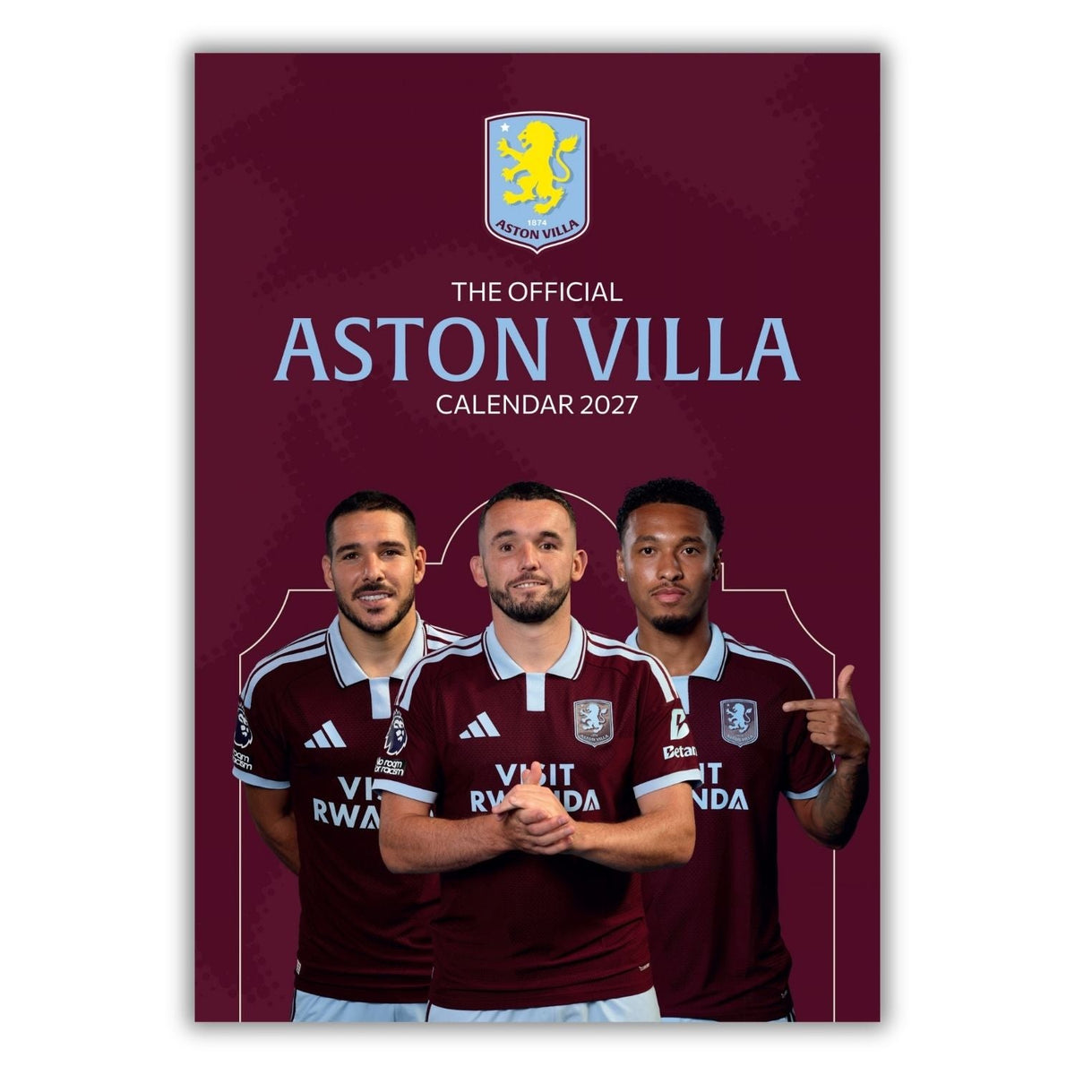 2027 Aston Villa FC - A3 Wall Calendar - cover