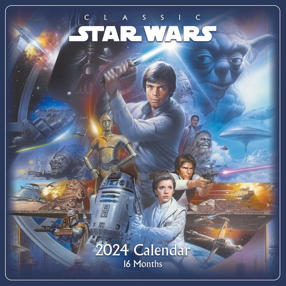 2024 Star Wars Classics By Pyramid - Square Wall Calendar  SOLD OUT