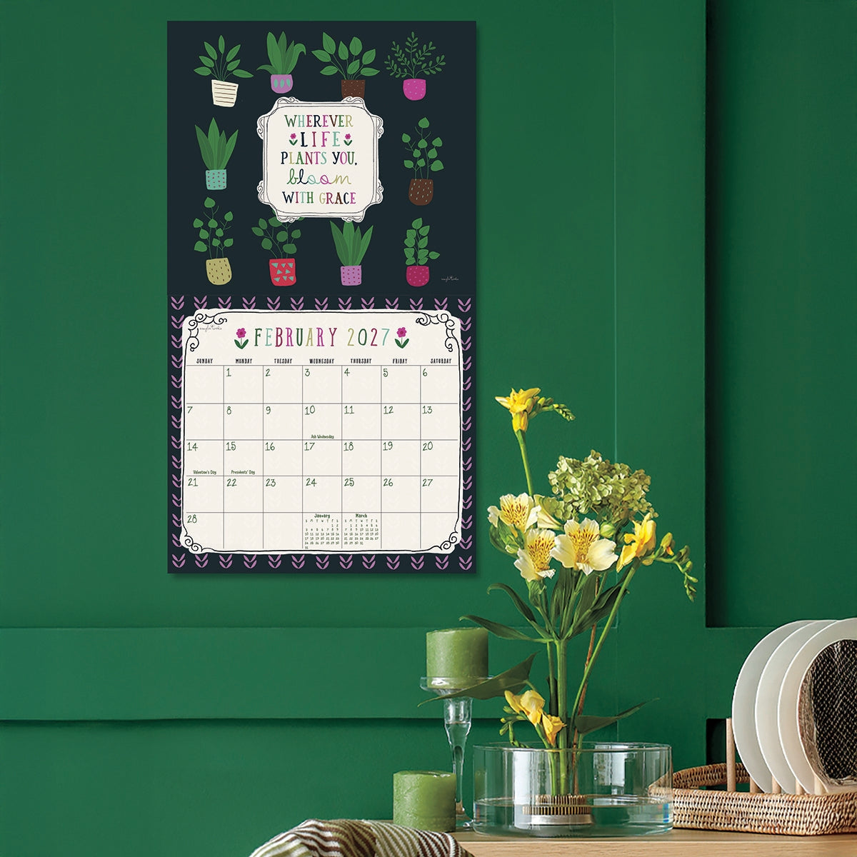 2027 Just Dig It - Deluxe Wall Calendar by Melanie Mikecz