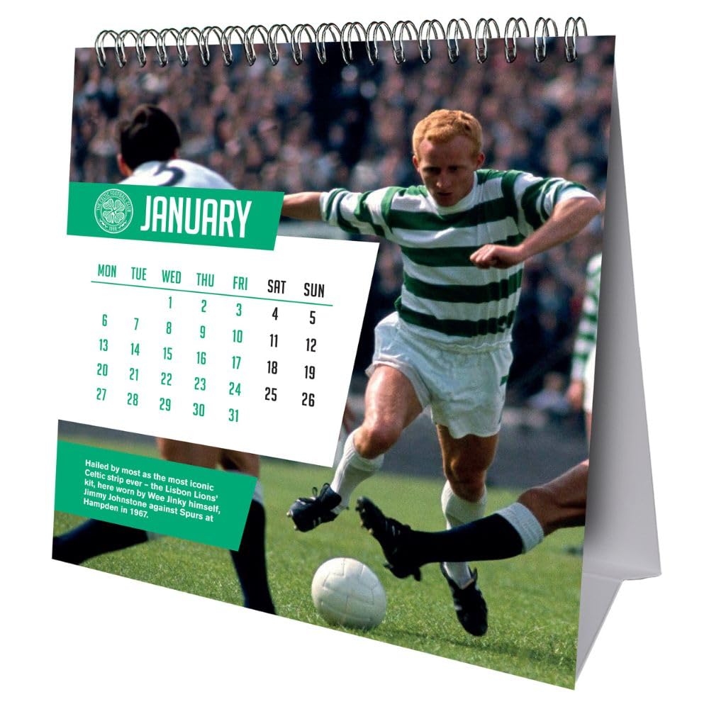 2025 Celtic Fc - Desk Easel Calendar