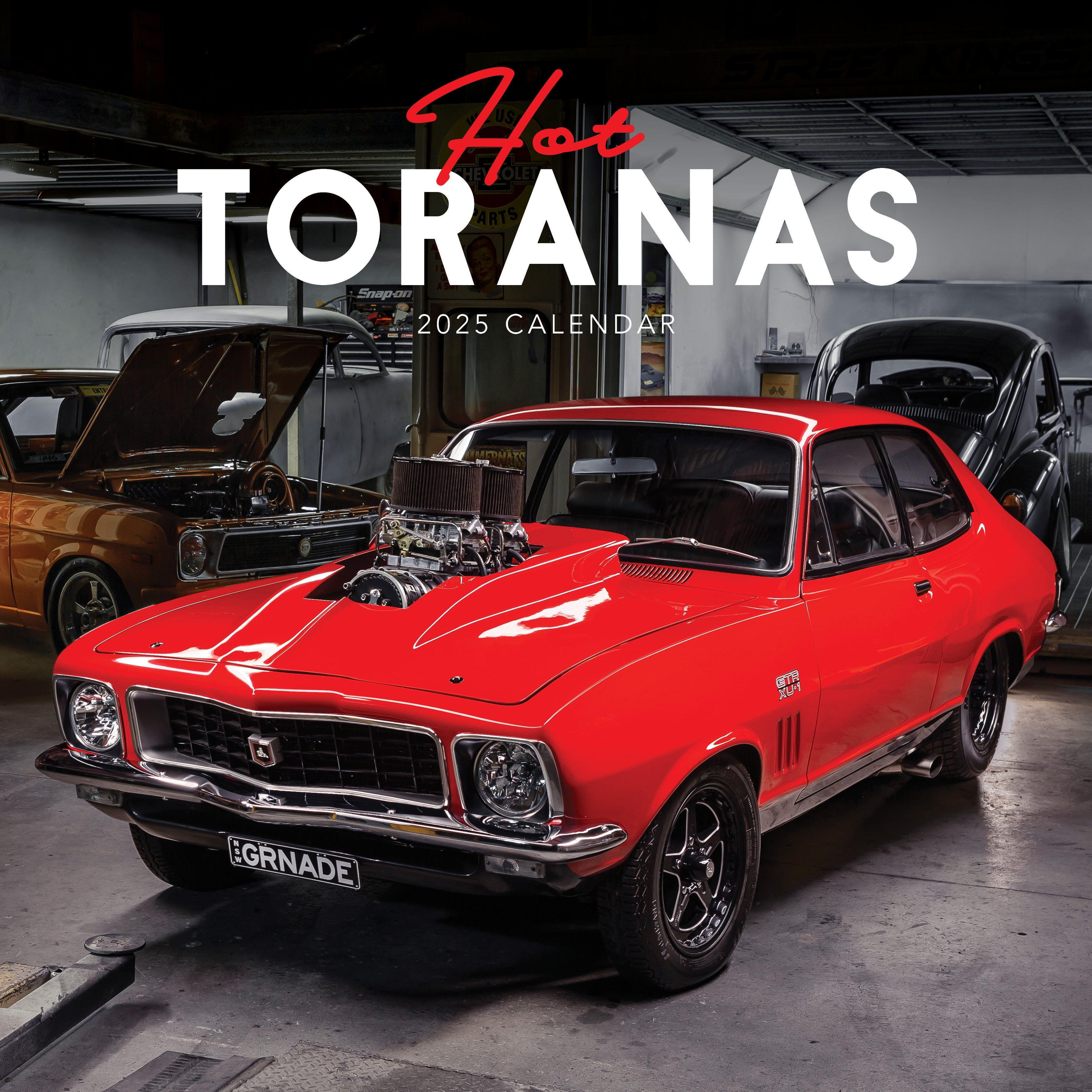 2025 Hot Toranas - Square Wall Calendar