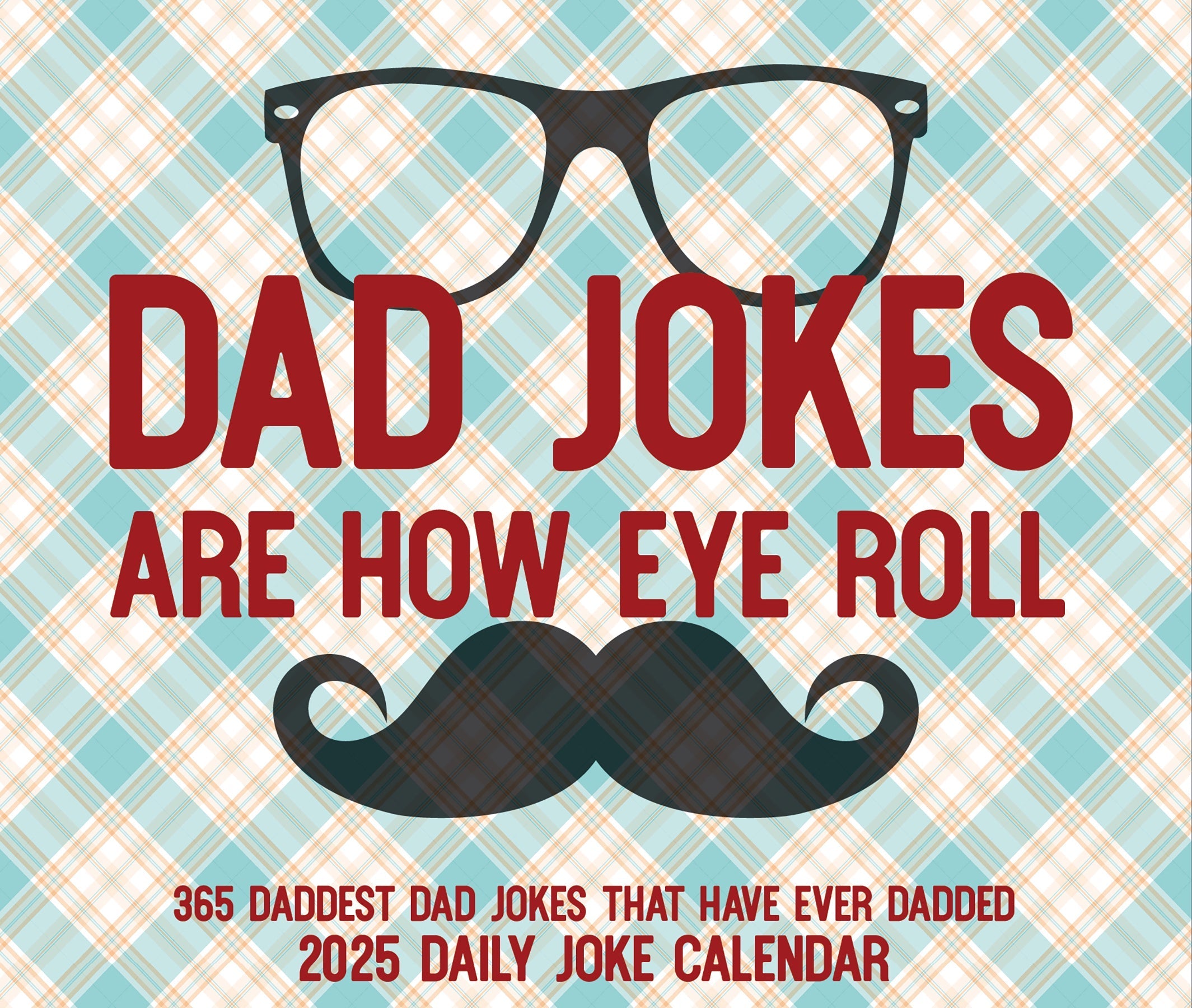 2025 Dad Jokes Are How Eye Roll - Daily Boxed Page-A-Day Calendar