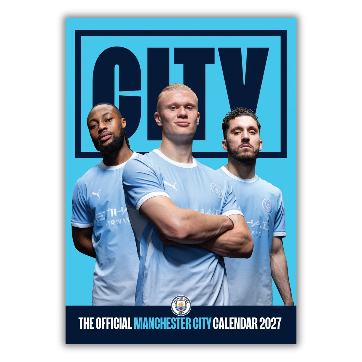 2027 Manchester City FC - A3 Wall Calendar - cover