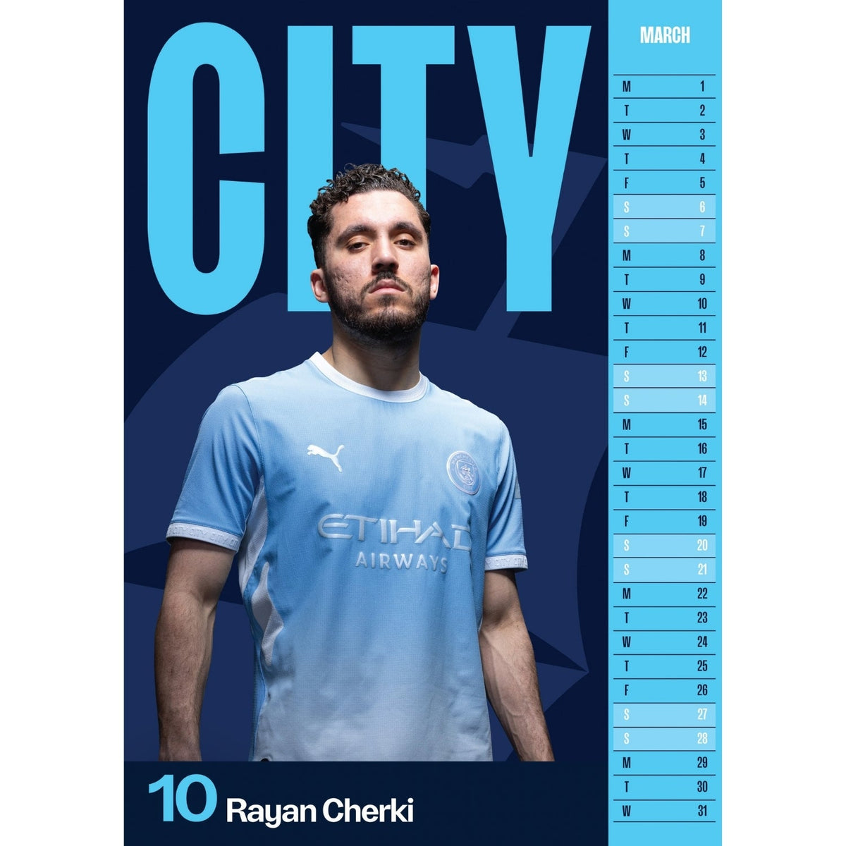 2027 Manchester City FC - A3 Wall Calendar - product image 2
