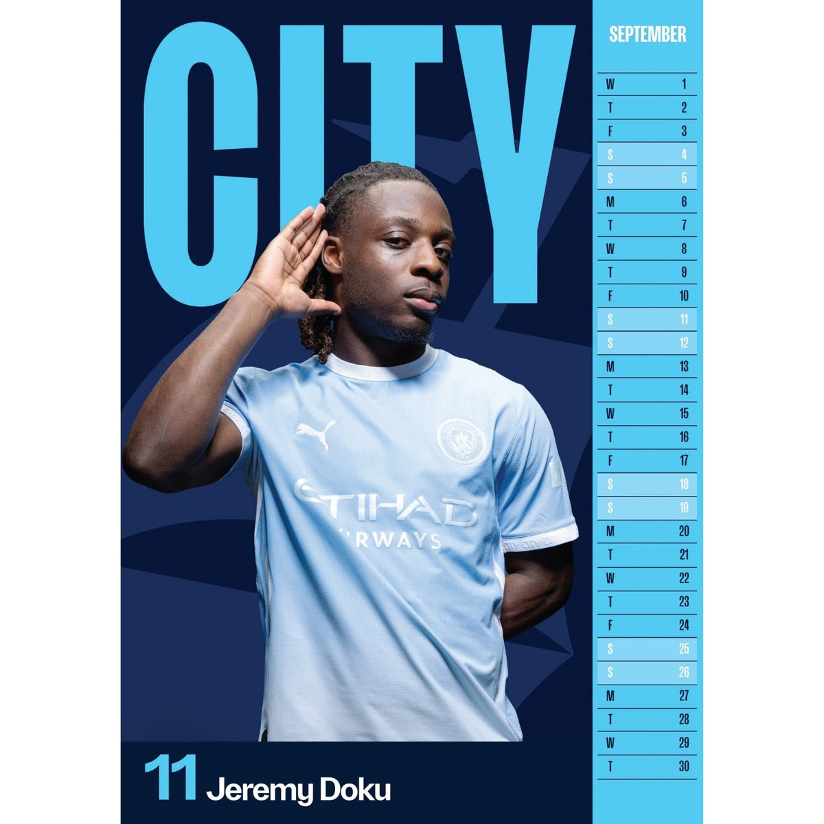 2027 Manchester City FC - A3 Wall Calendar - product image 4