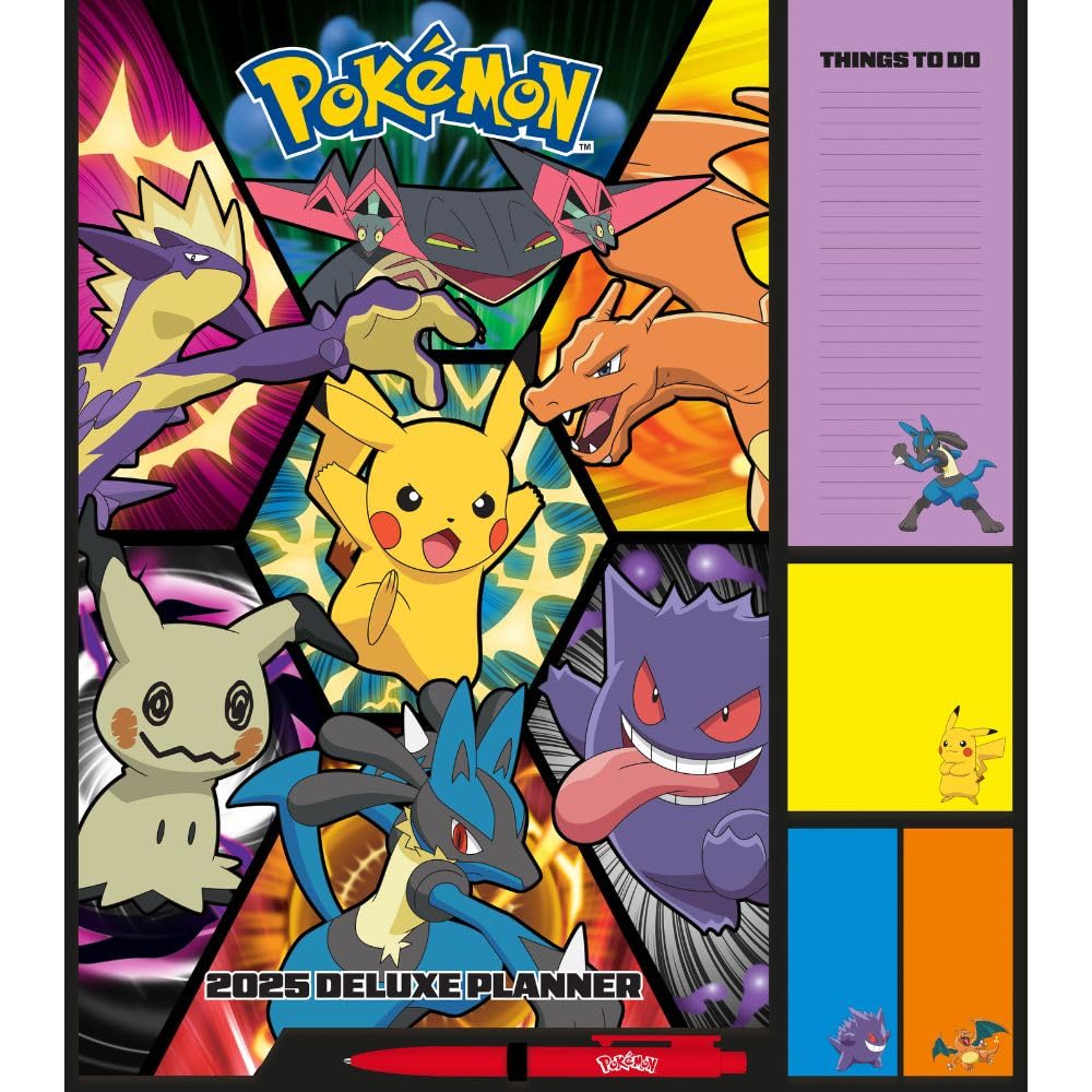 2025 Pokemon - Deluxe Wall Calendar