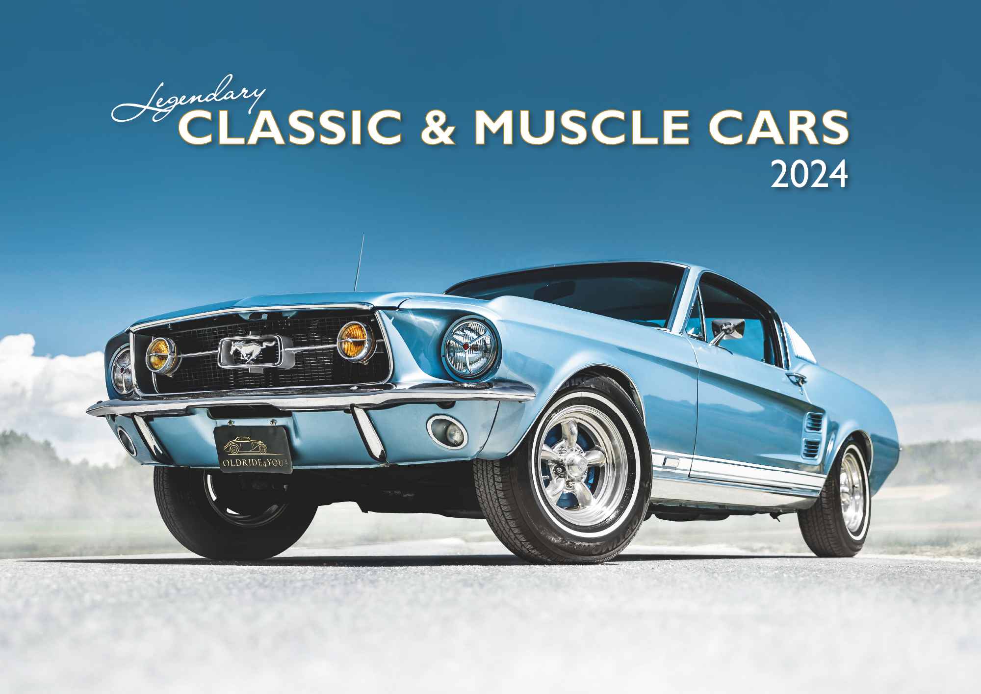 2024 Legendary Classic & Muscle Cars - Deluxe Wall Calendar  SOLD OUT