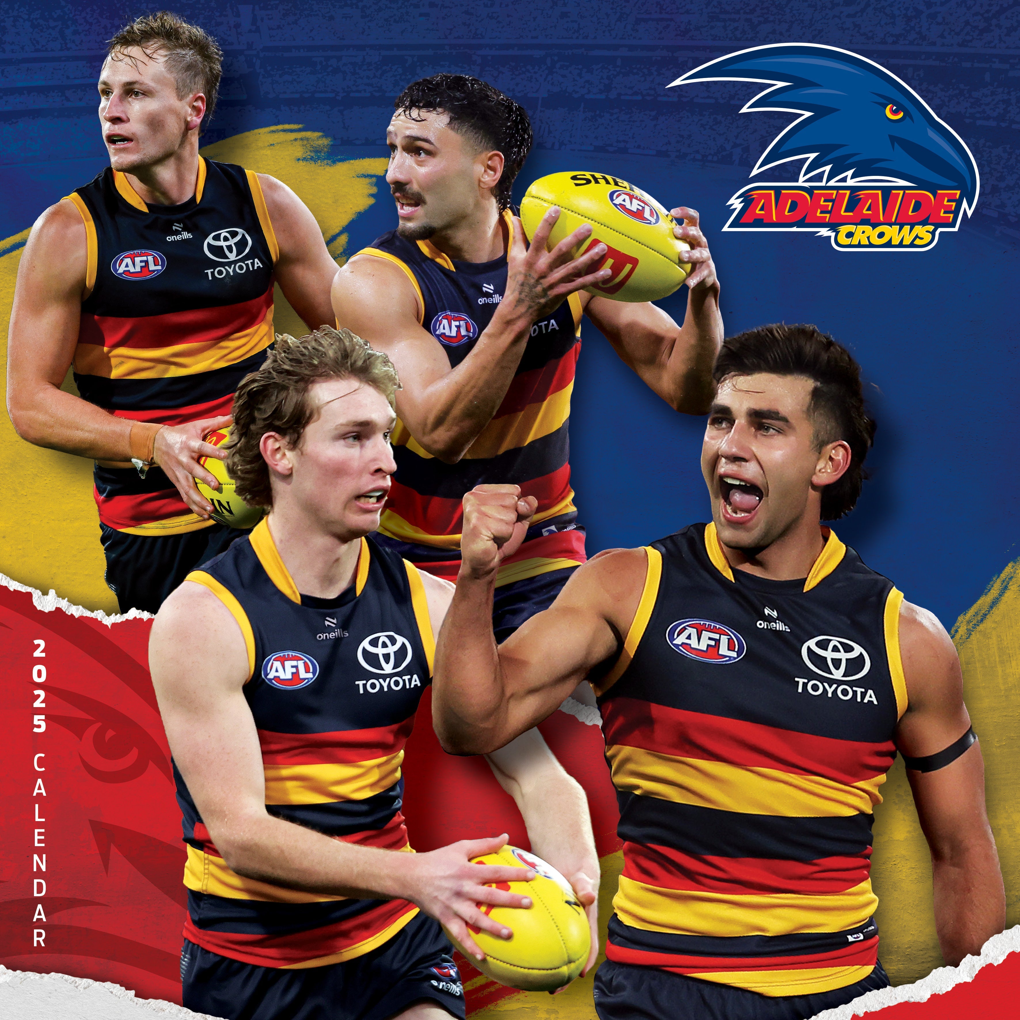 2025 AFL Adelaide Crows - Square Wall Calendar