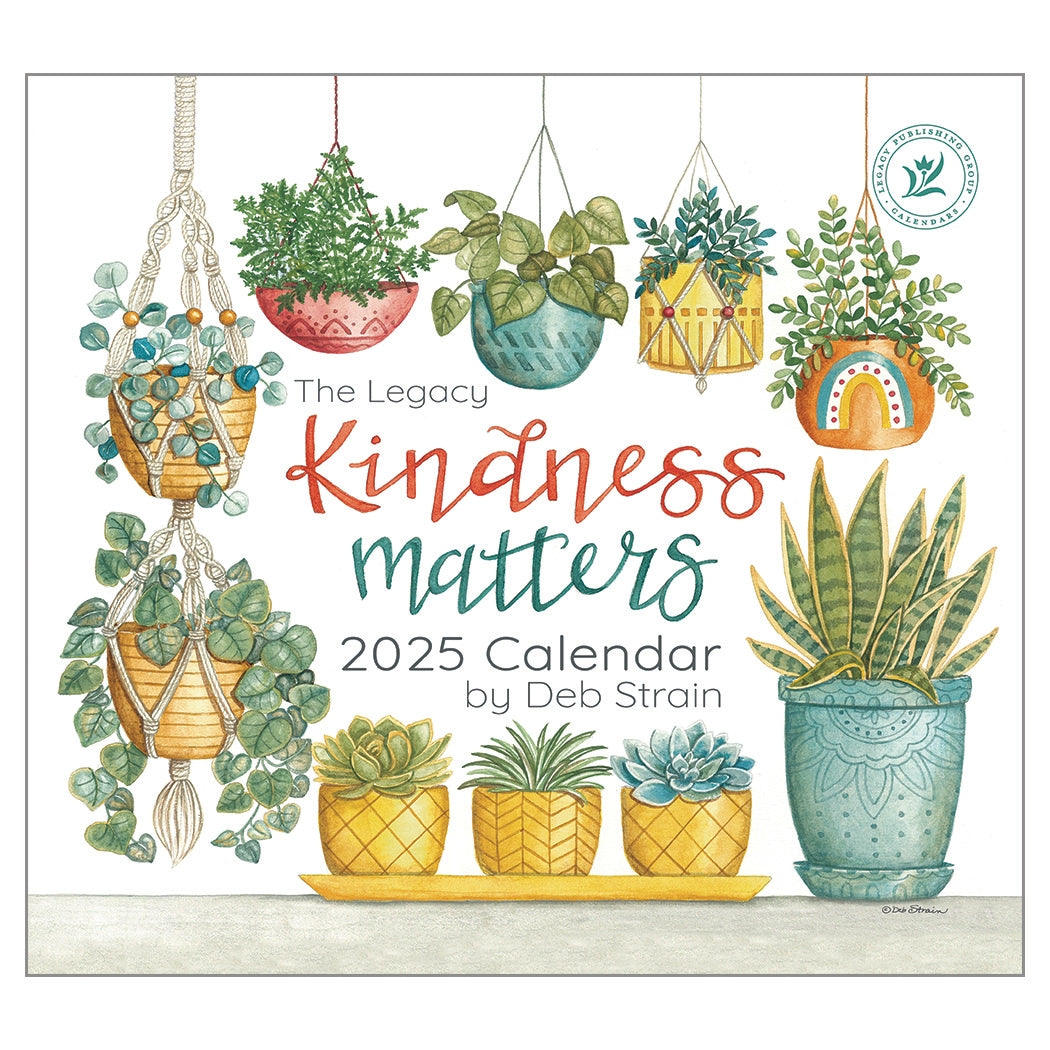 2025 Legacy Kindness Matters - Deluxe Wall Calendar