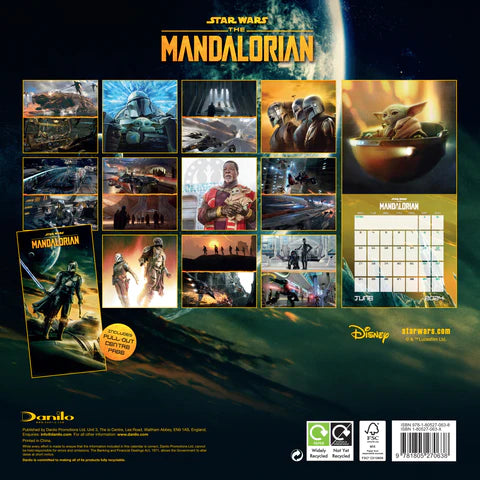 2024 Mandalorian Season 3 - Square Wall Calendar  SOLD OUT