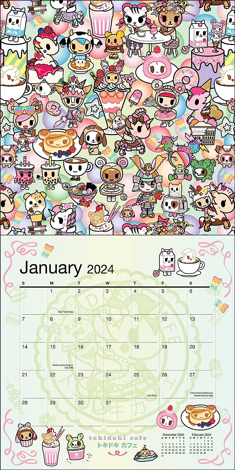 2024 Tokidoki Square Wall Calendar