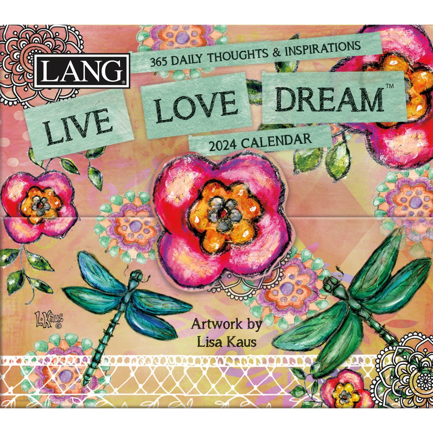 2024 LANG Live Love Dream 365 Daily Thoughts - Mini Boxed Page-A-Day