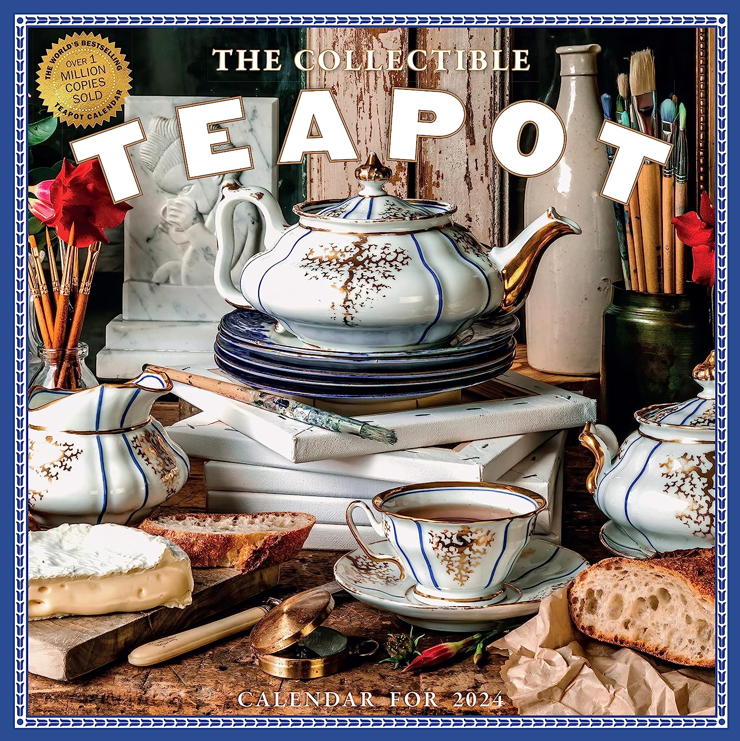 2024 The Collectible Teapot - Square Wall Calendar