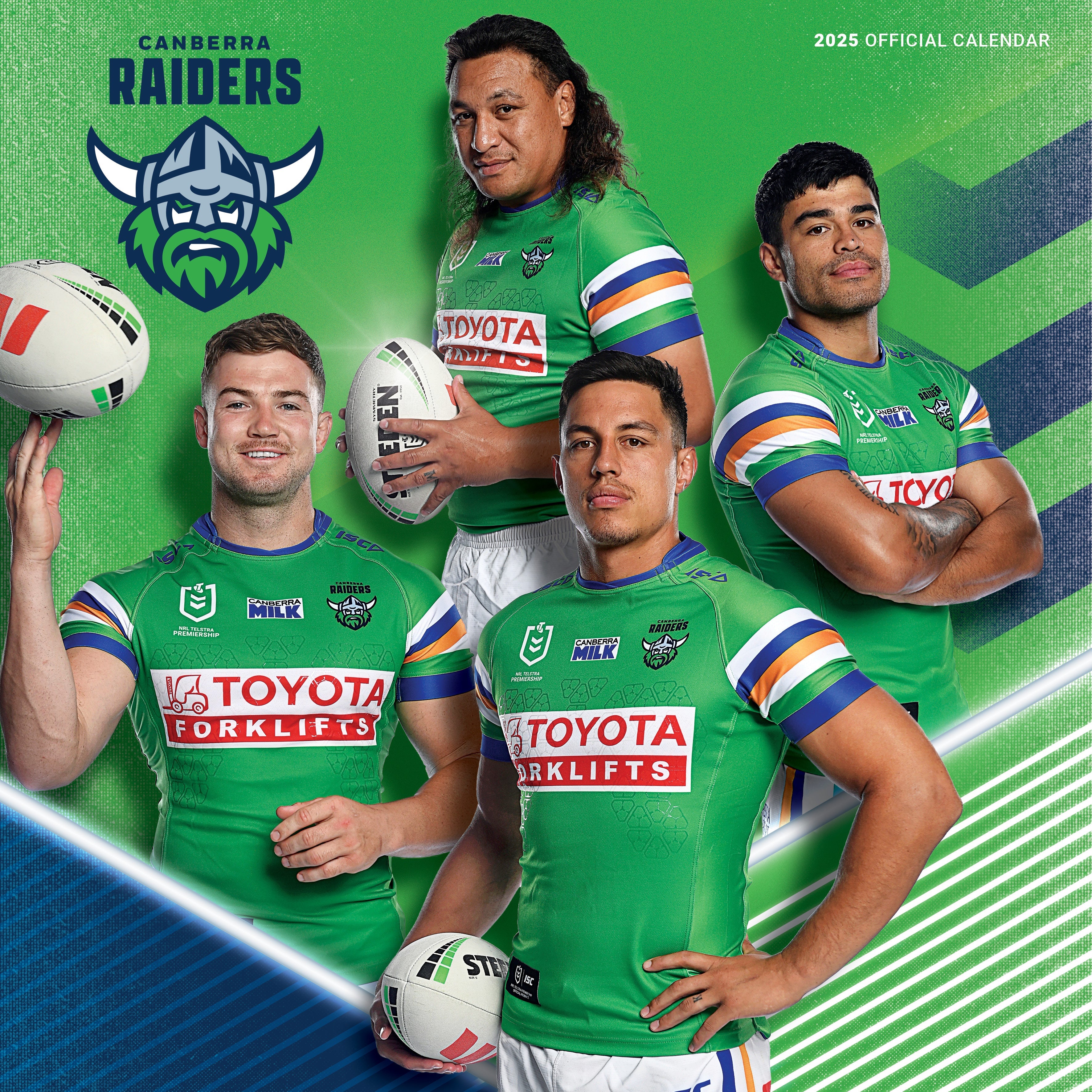 2025 NRL Canberra Raiders - Square Wall Calendar