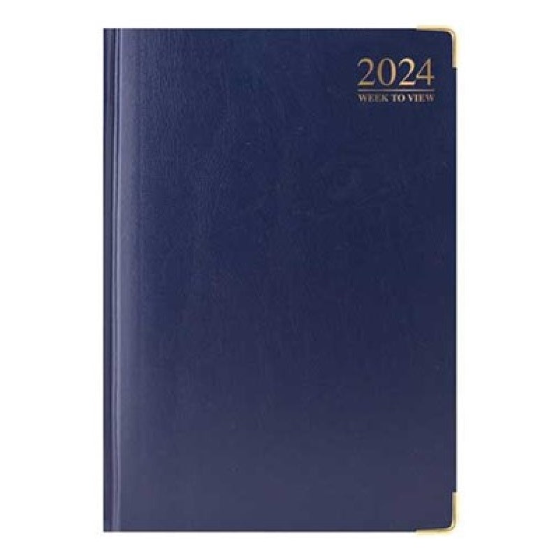 2024 Blue Padded Casebound - Weekly Diary/Planner  SOLD OUT