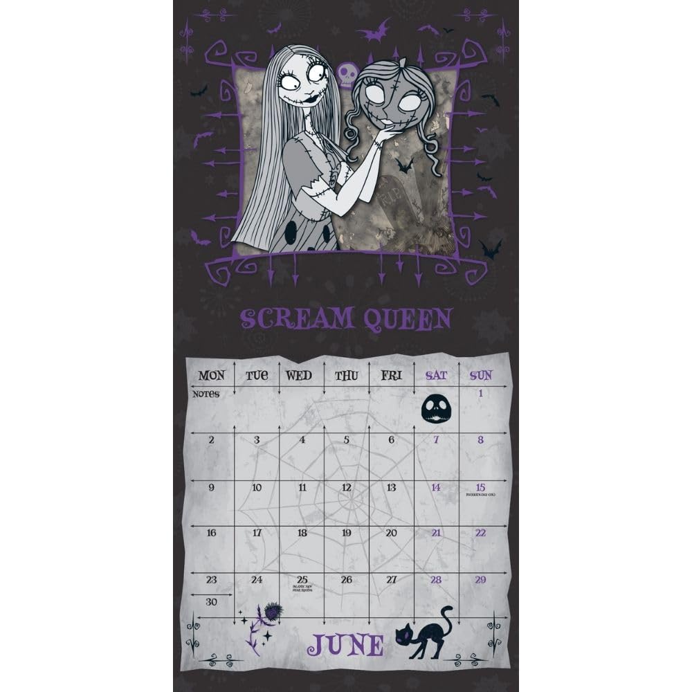 2025 The Nightmare Before Christmas - Square Wall Calendar