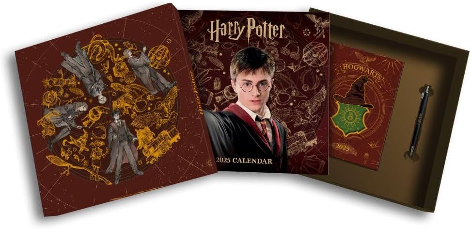 2025 Harry Potter - Calendar & Diary Gift Box Set