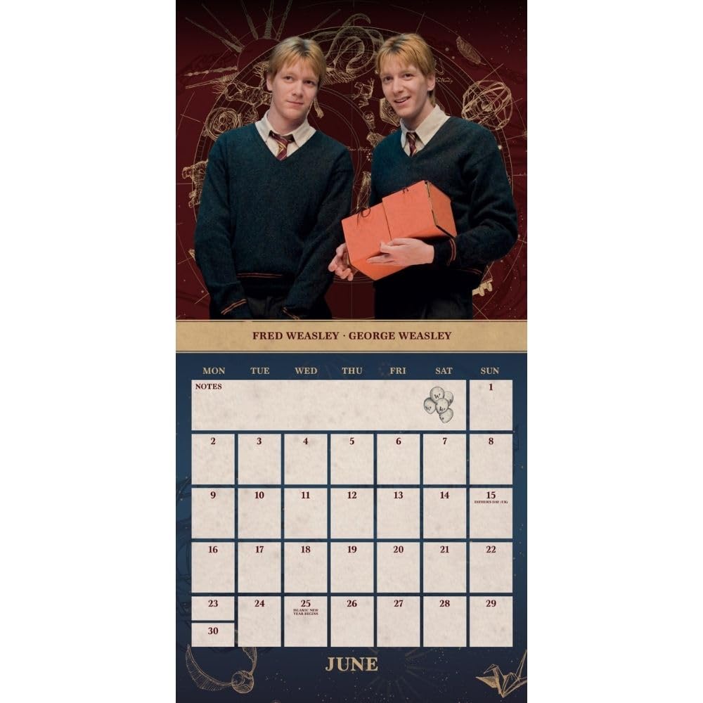 2025 Harry Potter - Mini Wall Calendar