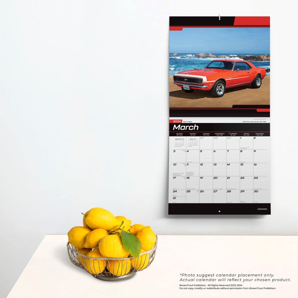 2024 Camaro - Square Wall Calendar  SOLD OUT