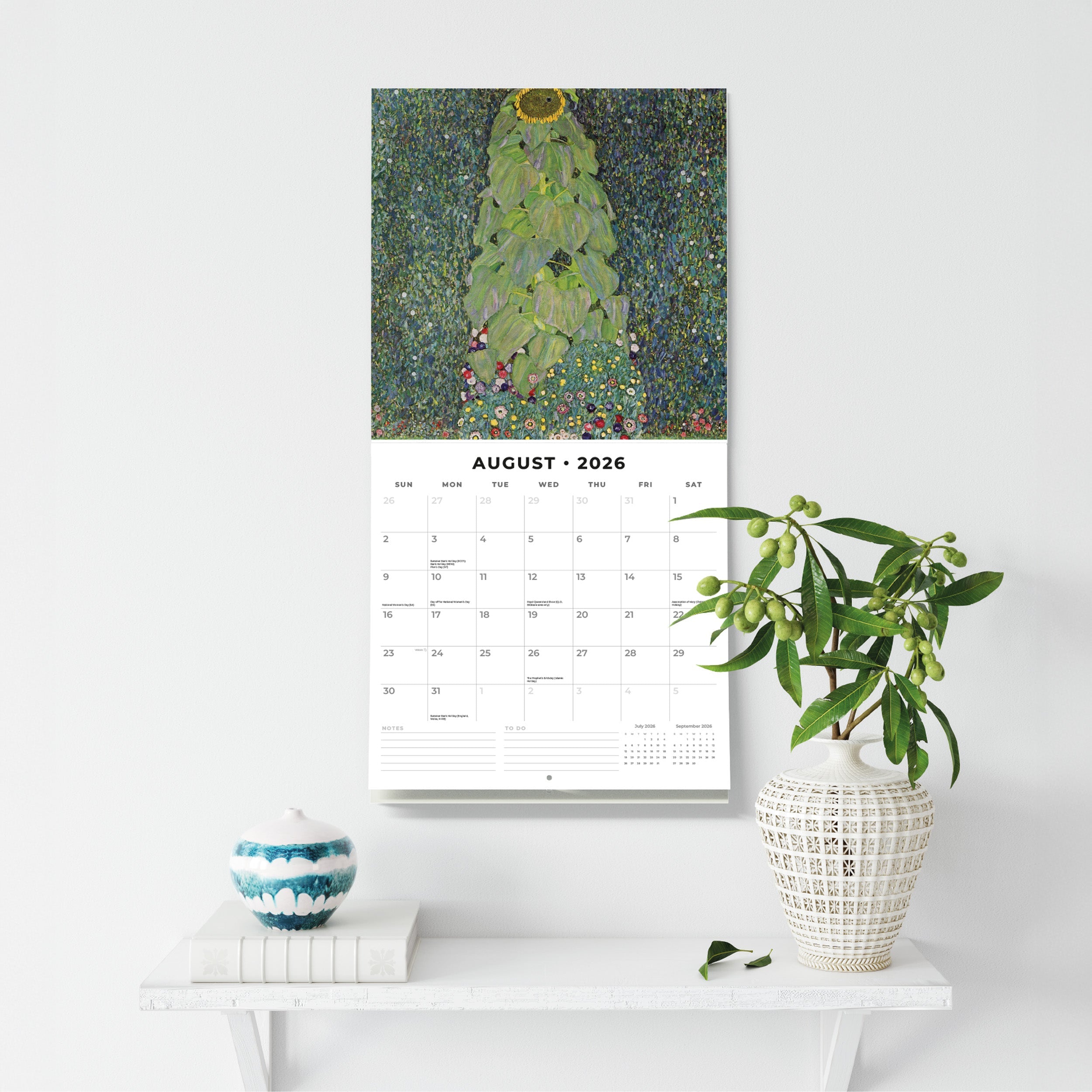 2026 Klimt - Square Wall Calendar