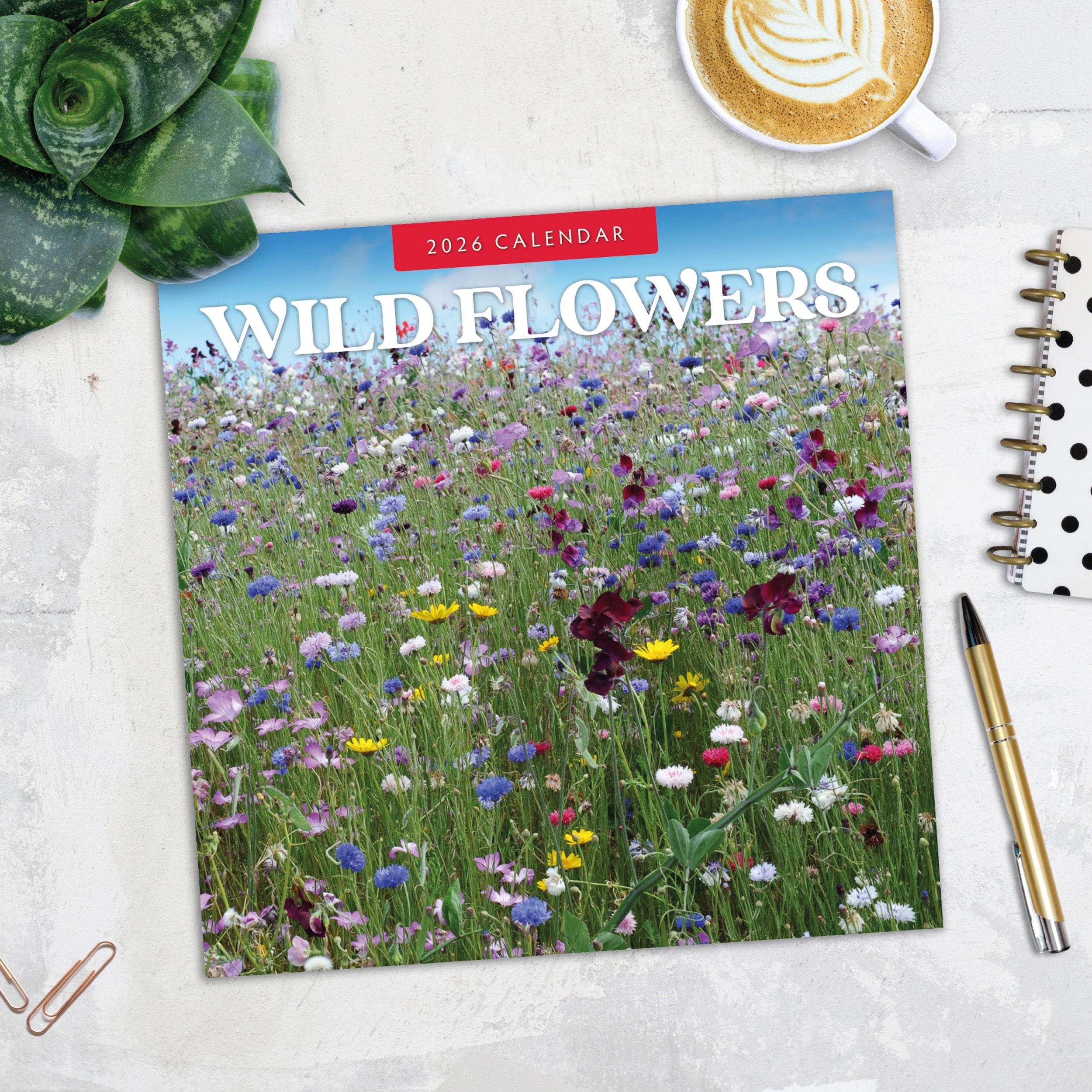 2026 Wild Flowers - Square Wall Calendar