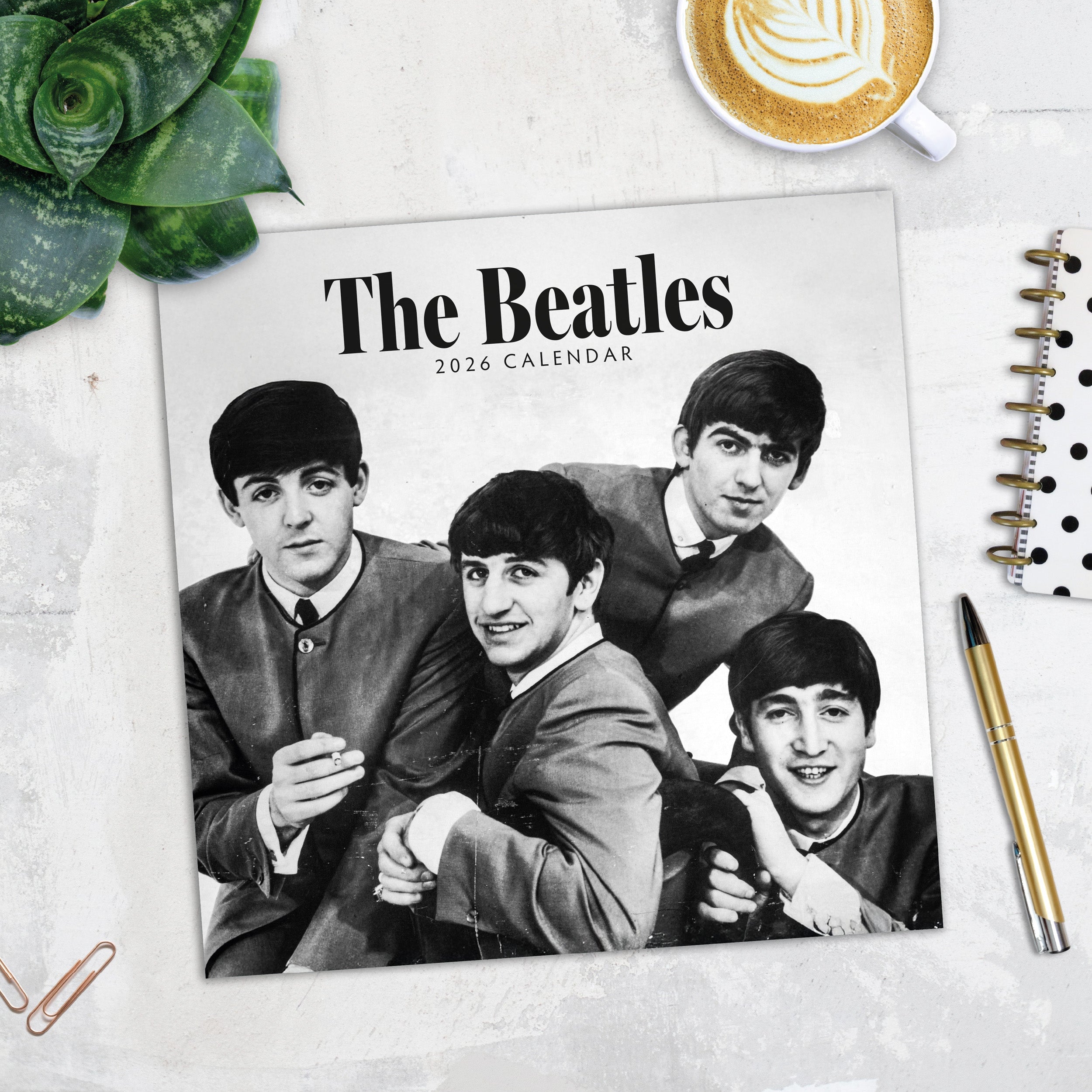 2026 The Beatles - Square Wall Calendar