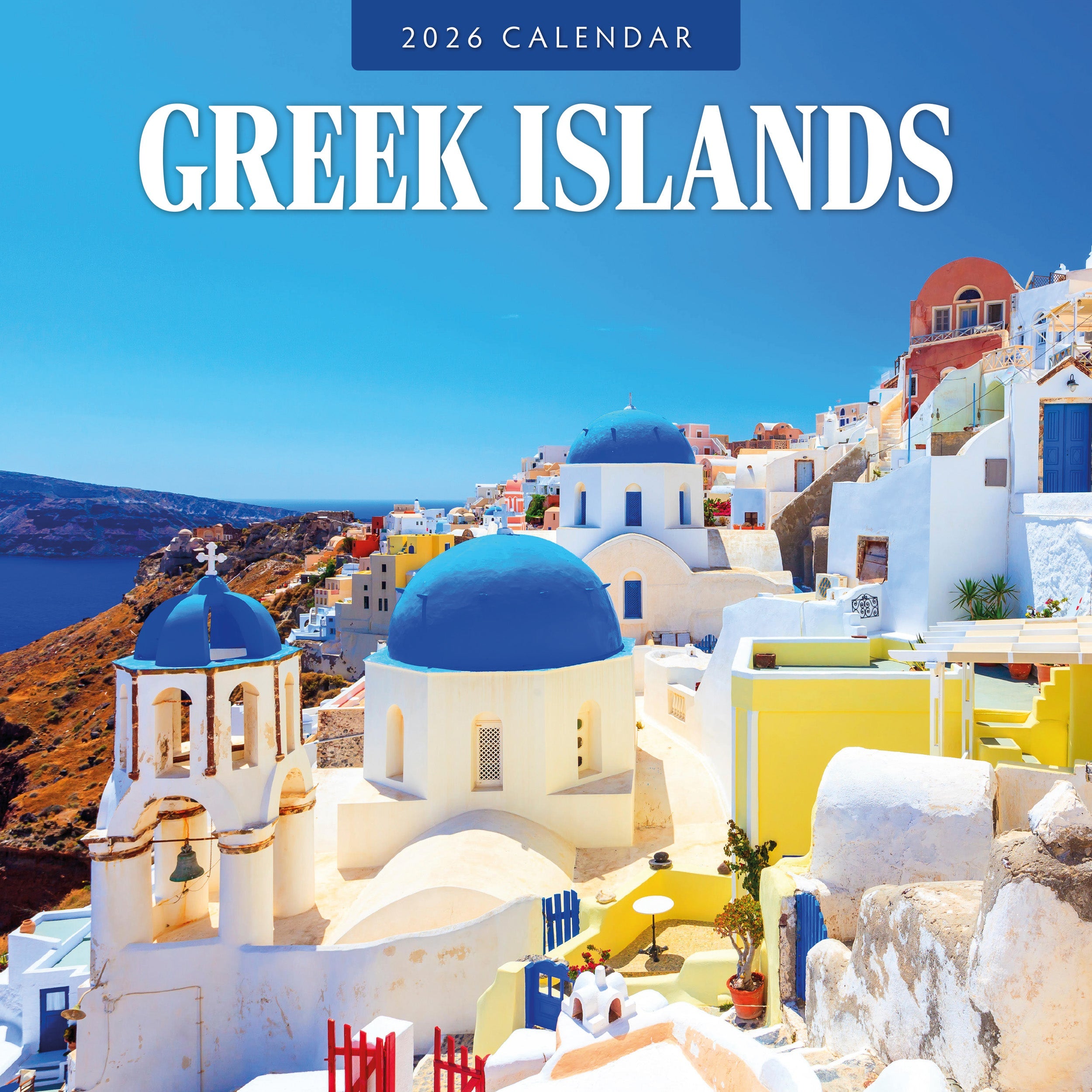 2026 Greek Islands - Square Wall Calendar