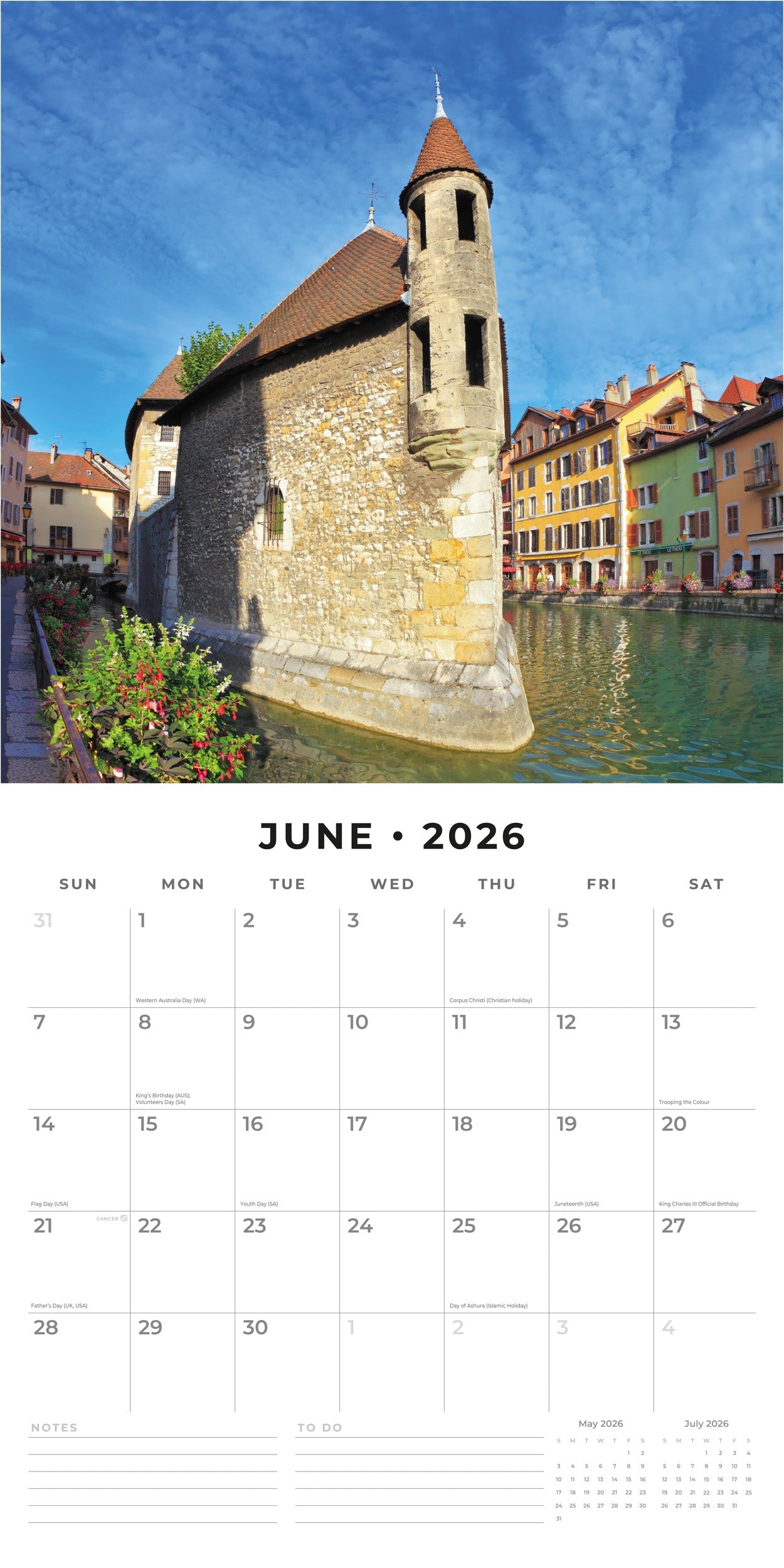 2026 Provence - Square Wall Calendar