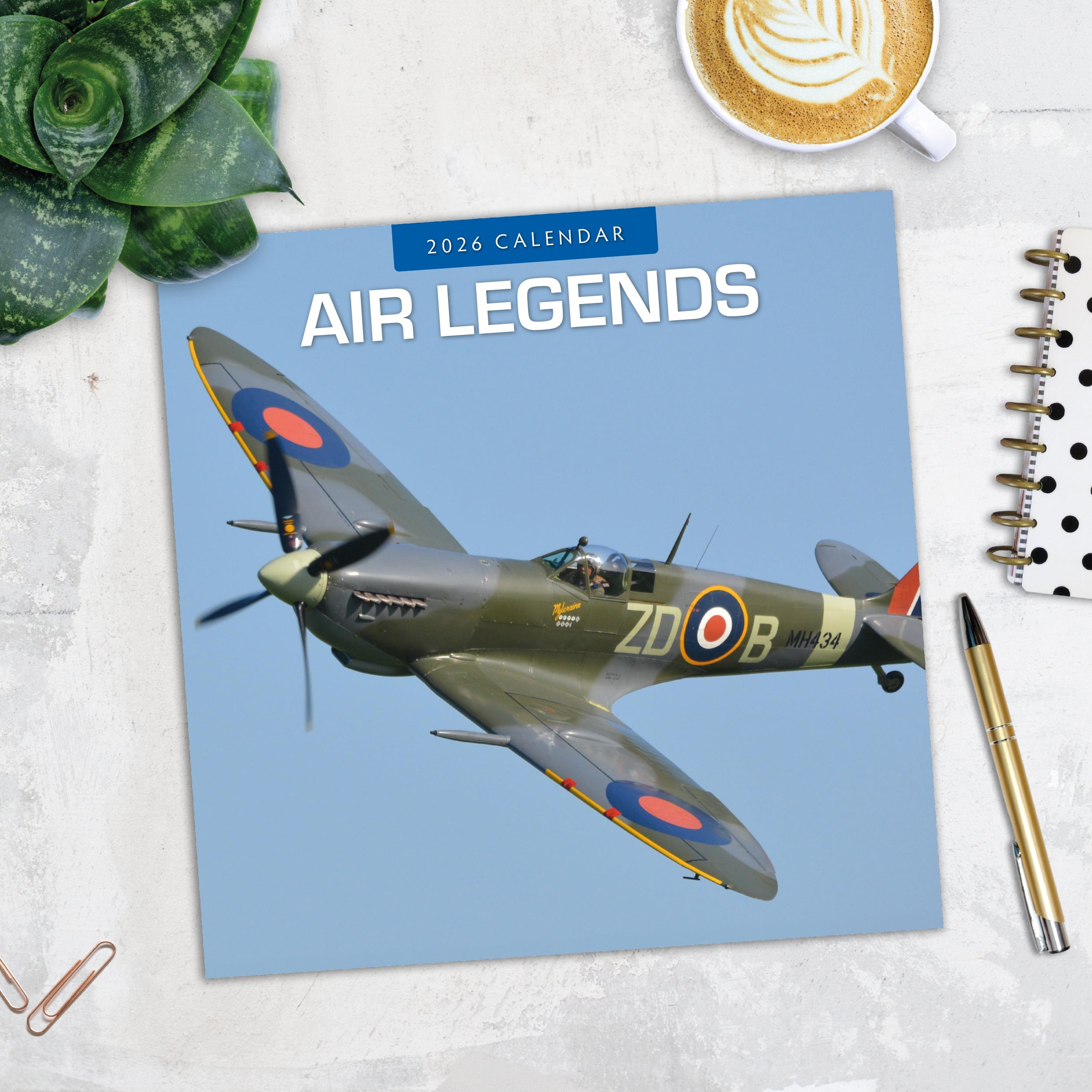 2026 Air Legends - Square Wall Calendar