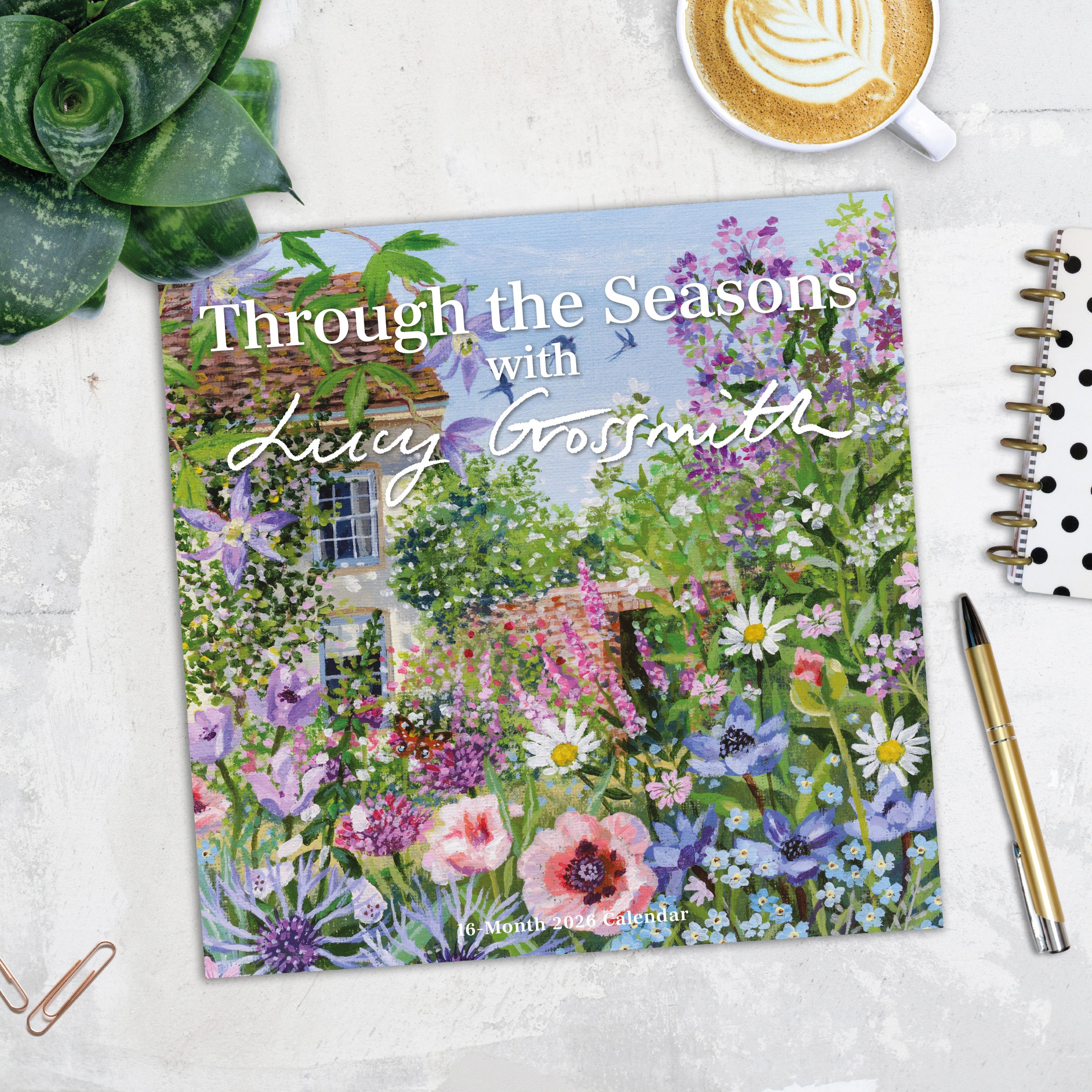 2027 Through the Seasons with Lucy Grossmith - Square Wall Calendar