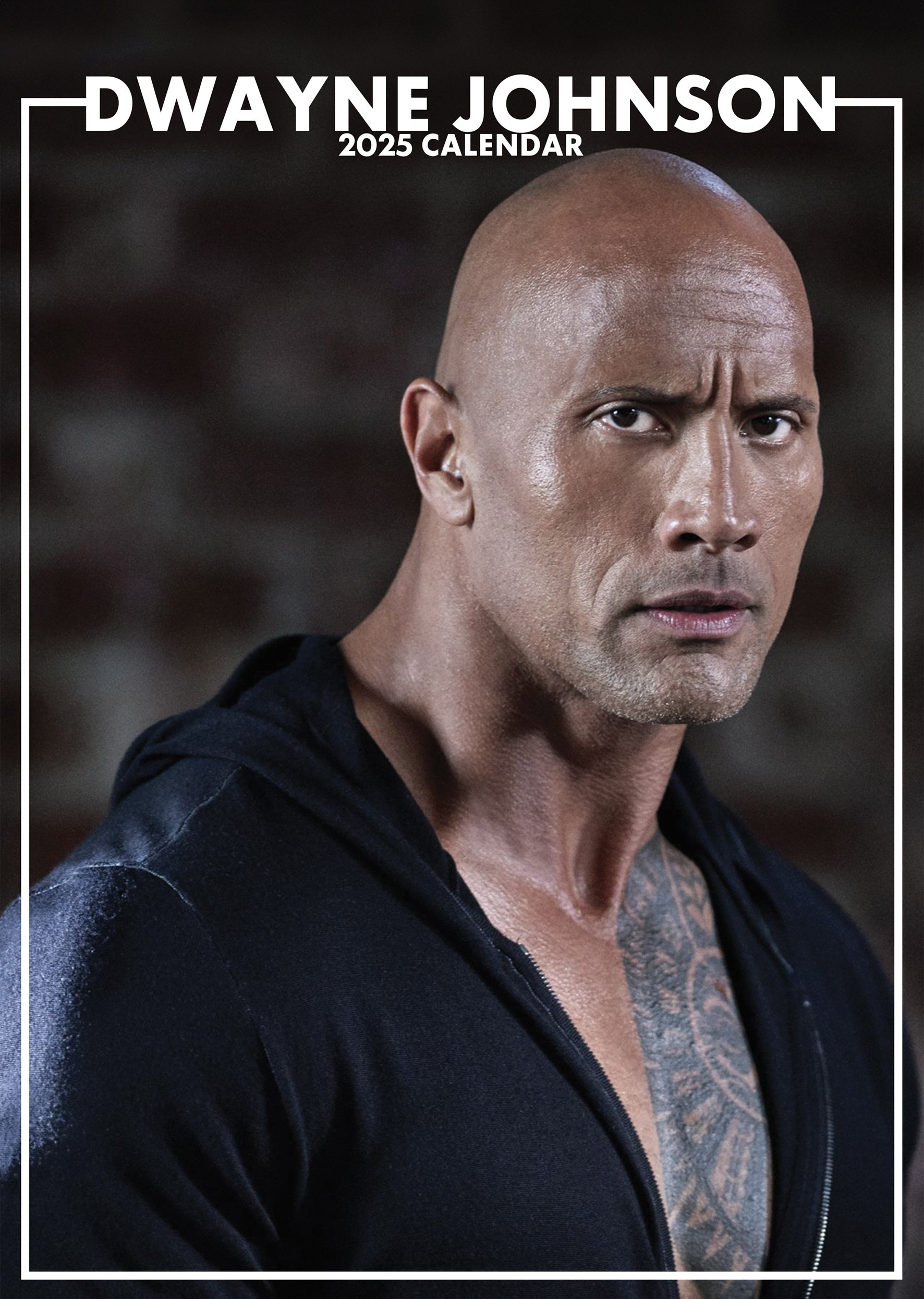 2025 Dwayne Johnson - A3 Wall Calendar