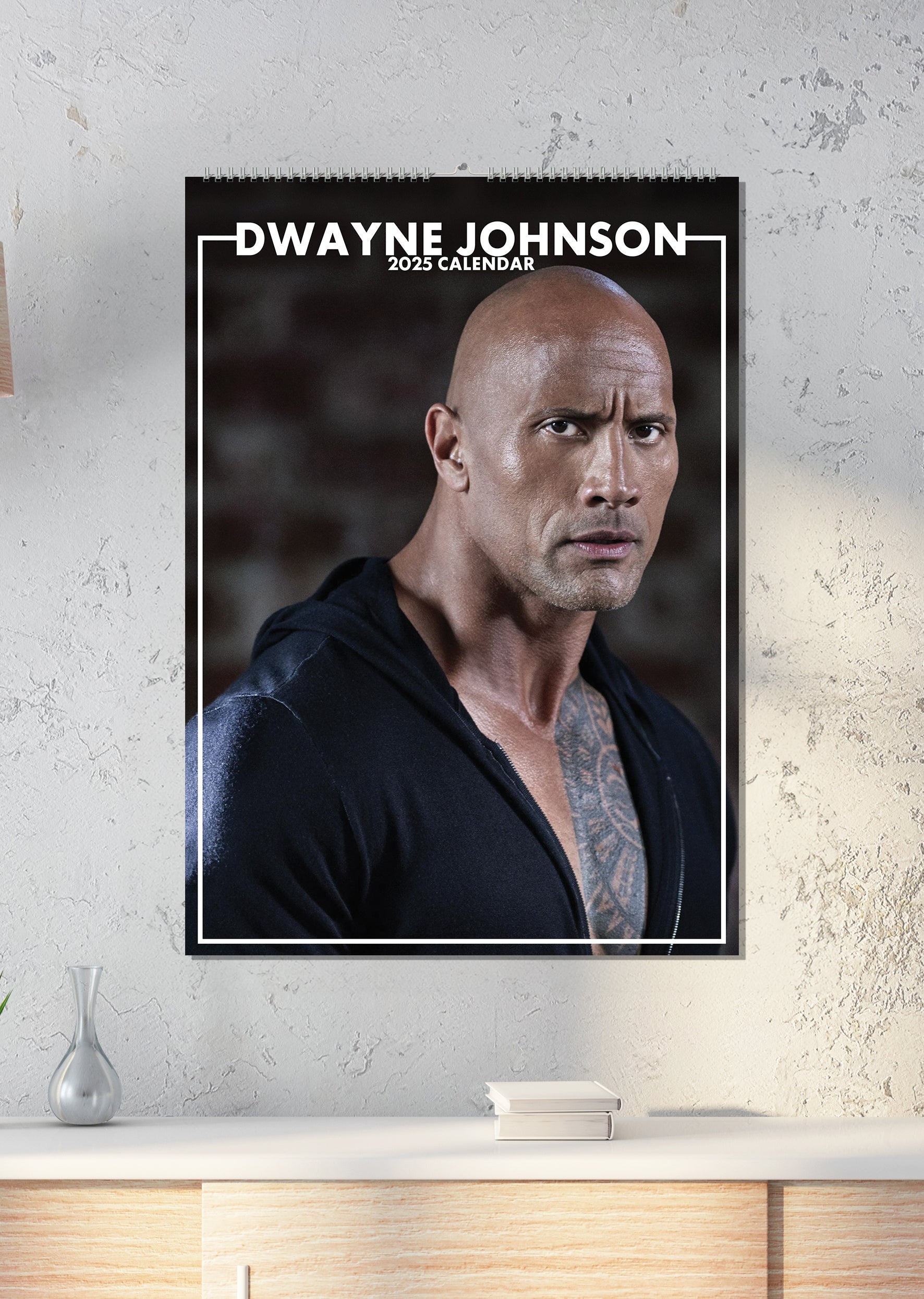 2025 Dwayne Johnson - A3 Wall Calendar