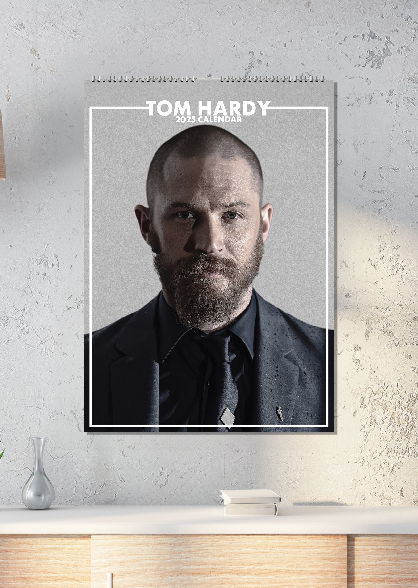 2025 Tom Hardy - A3 Wall Calendar