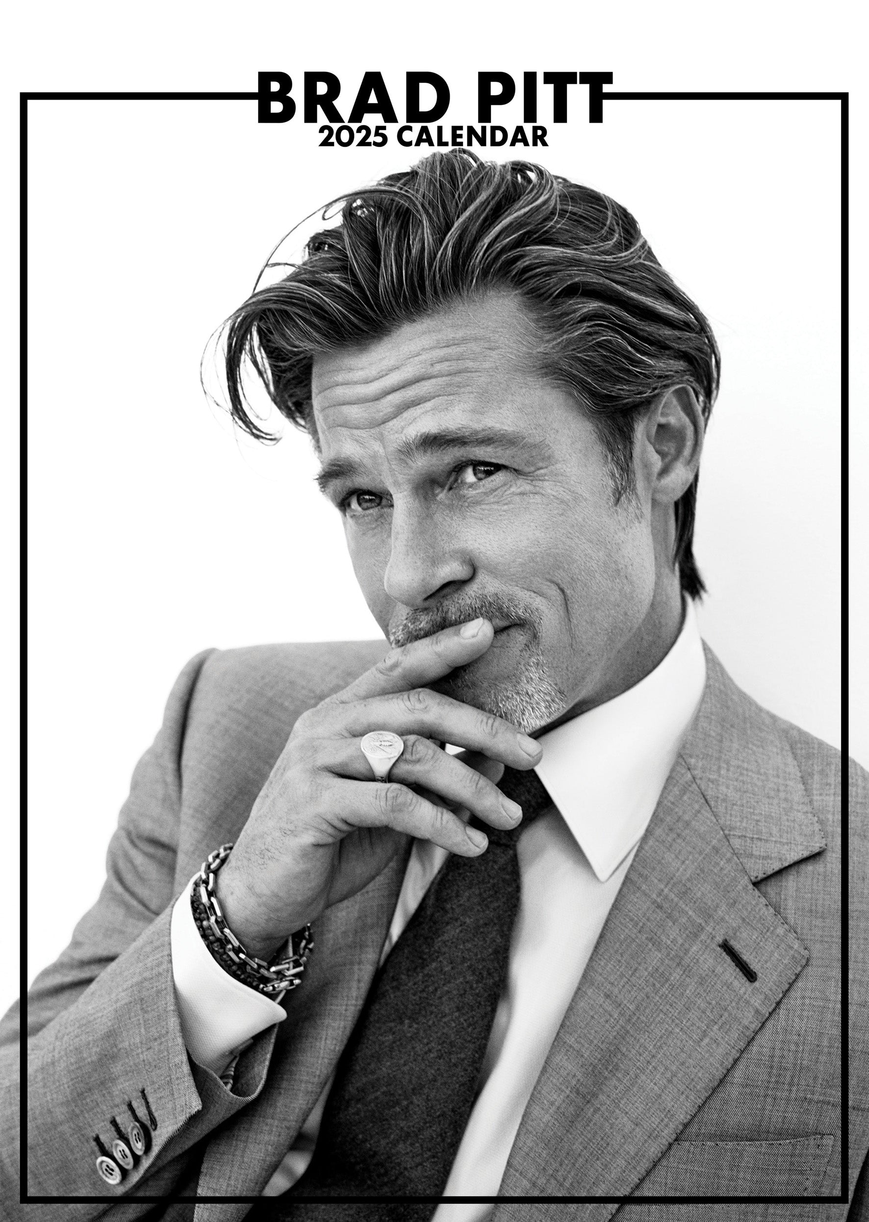 2025 Brad Pitt - A3 Wall Calendar