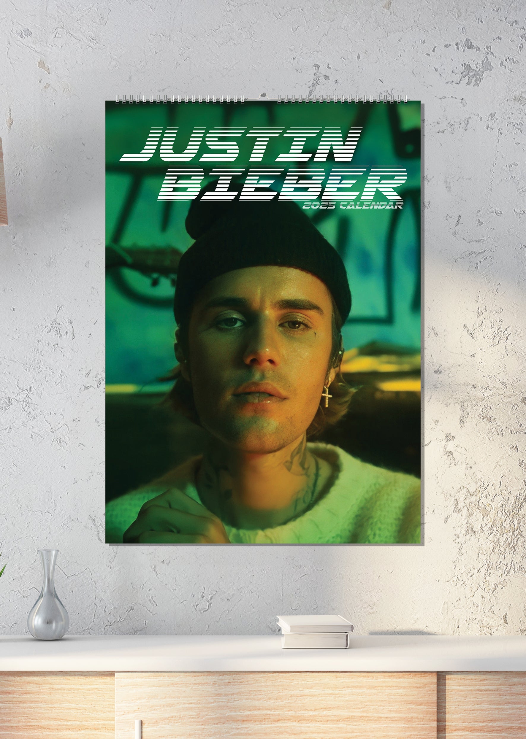 2025 Justin Bieber A3 Wall Calendar