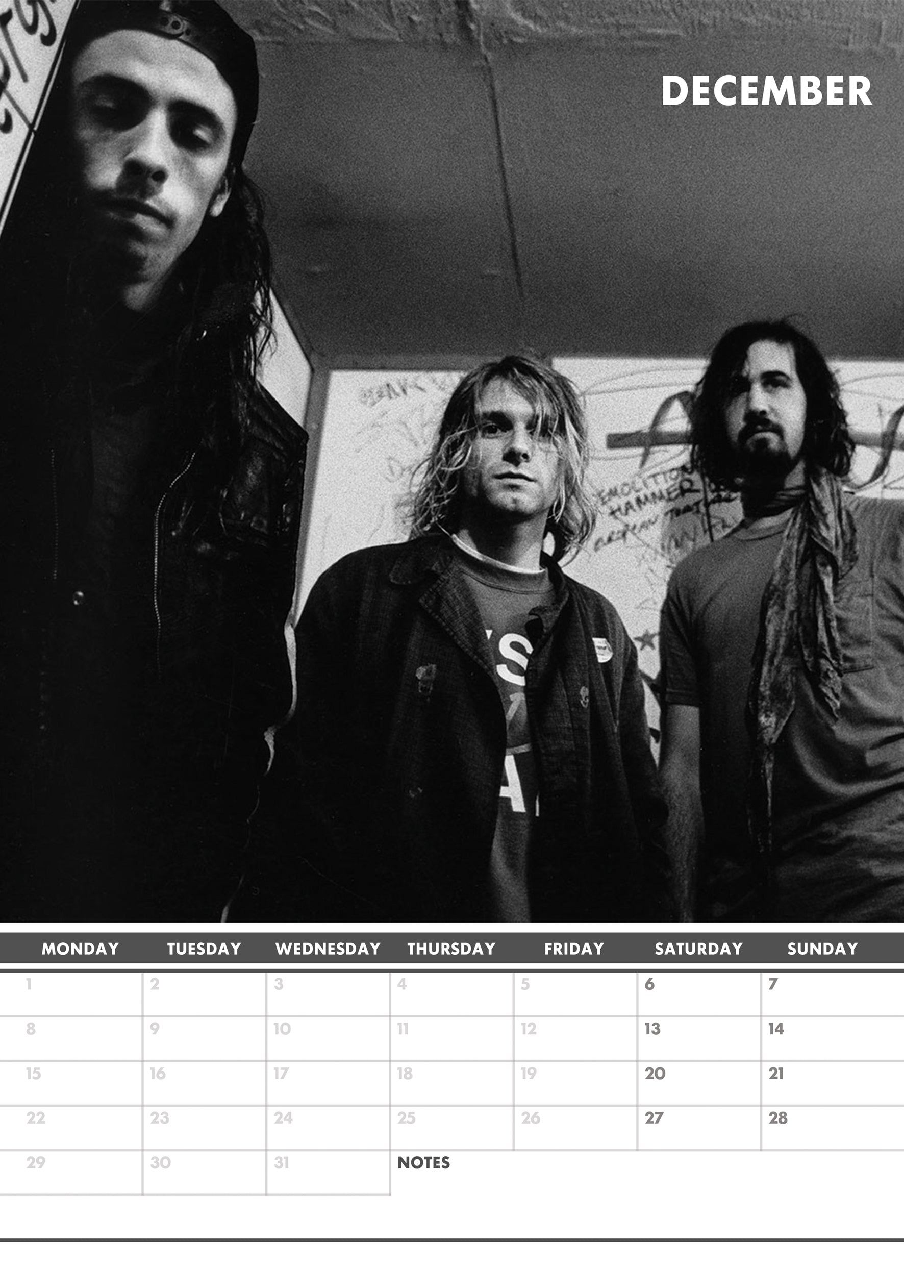 2025 Nirvana - A3 Wall Calendar