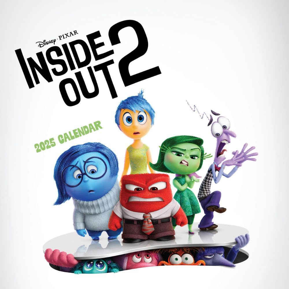 2025 Inside Out 2 Movie - Square Wall Calendar