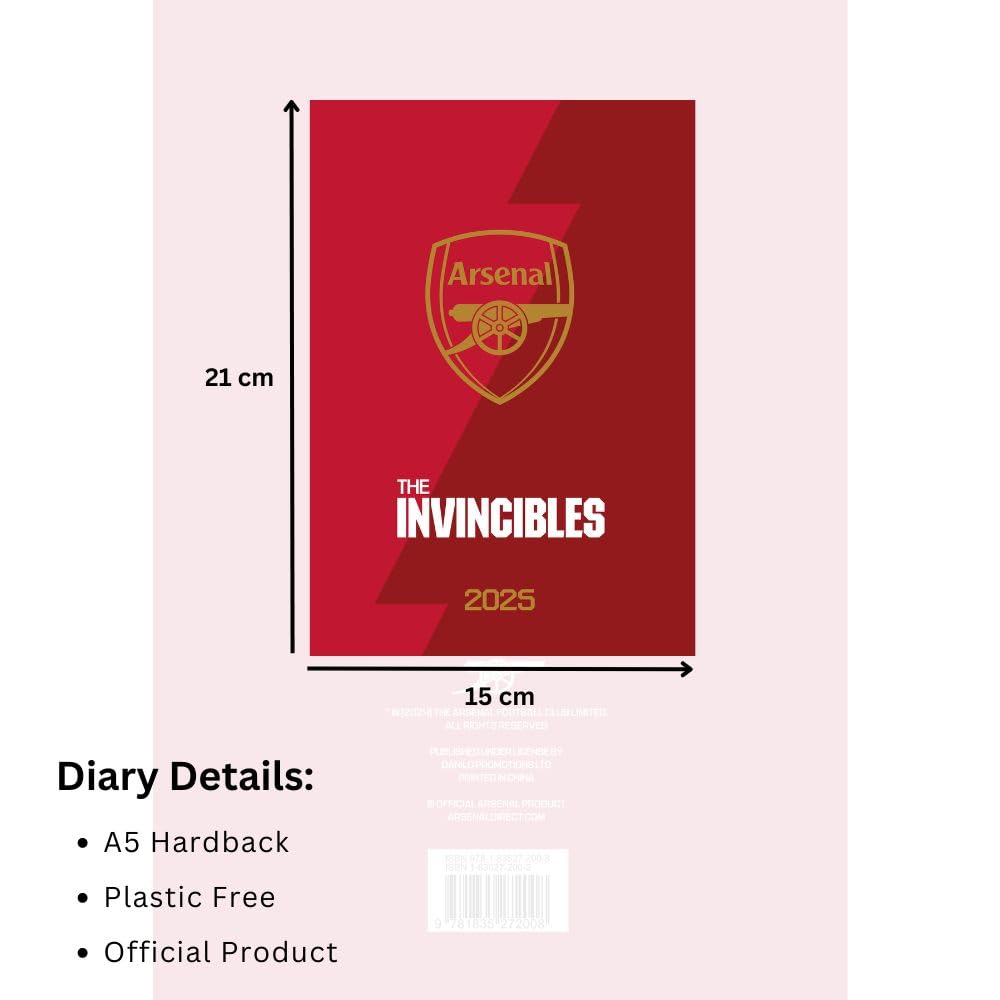 2025 Arsenal FC - Weekly Diary/Planner