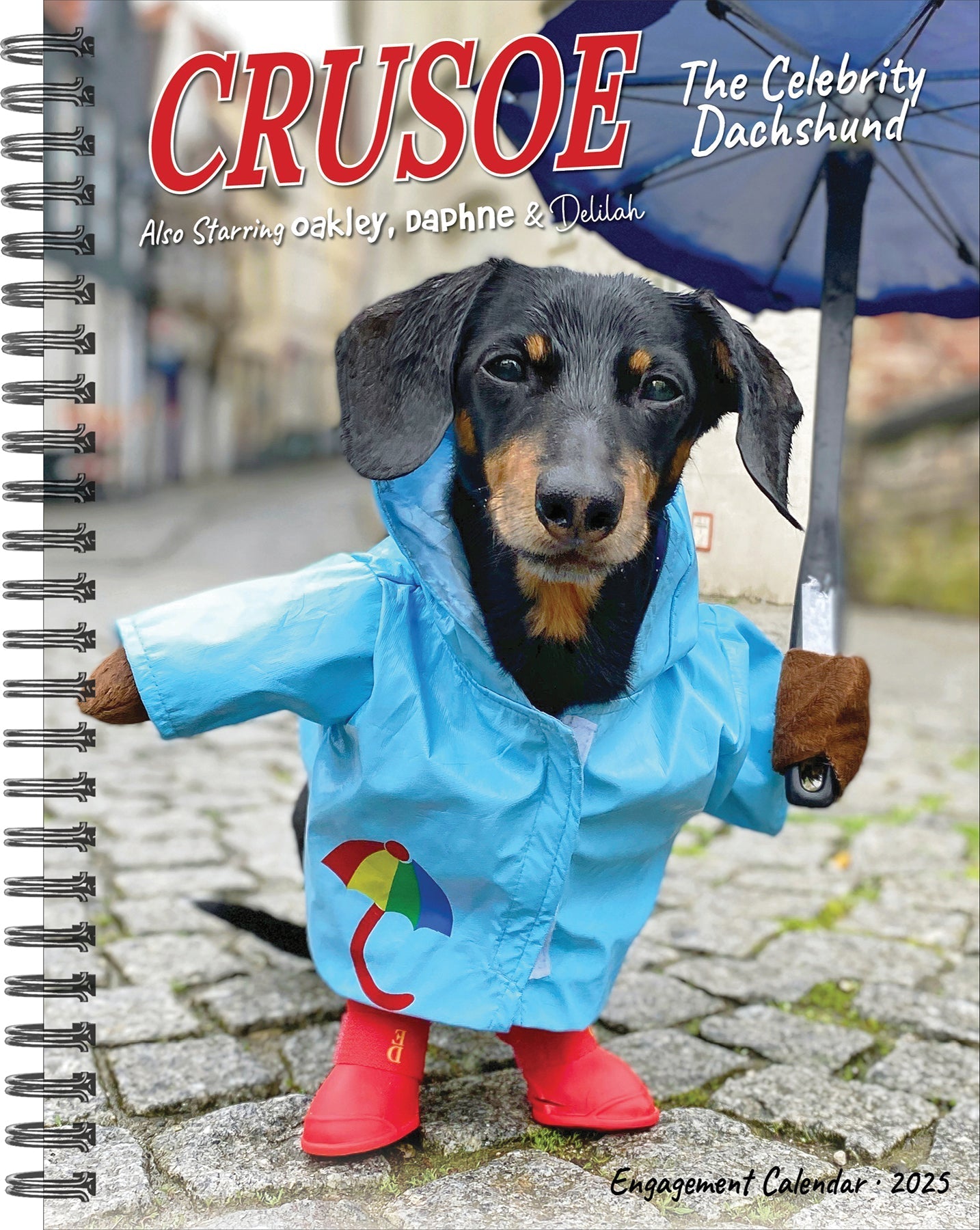 2025 Crusoe the Celebrity Dachshund - Weekly Diary/Planner