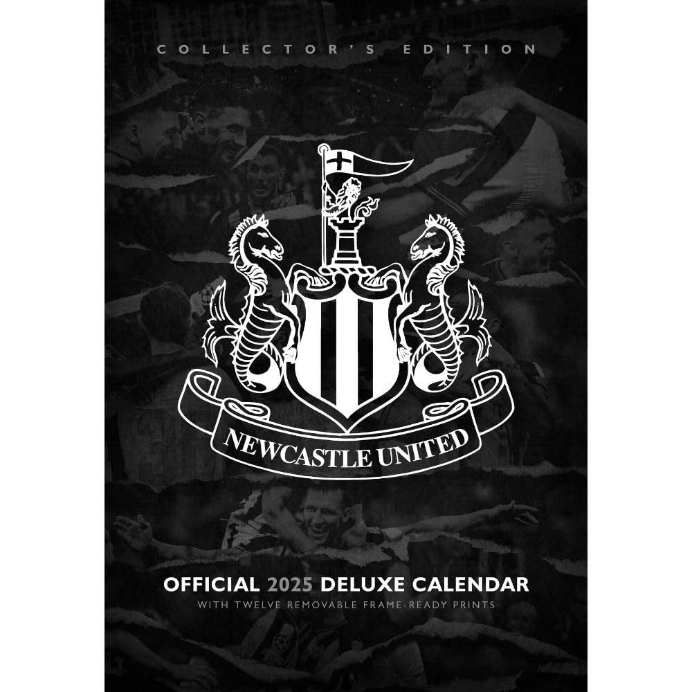 2025 Newcastle United Fc - A3 Deluxe Wall Calendar