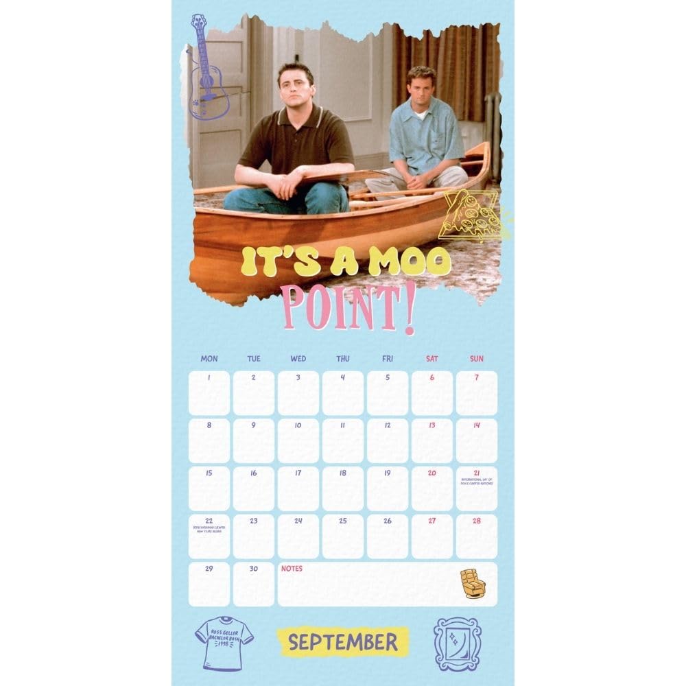 2025 Friends - Square Wall Calendar