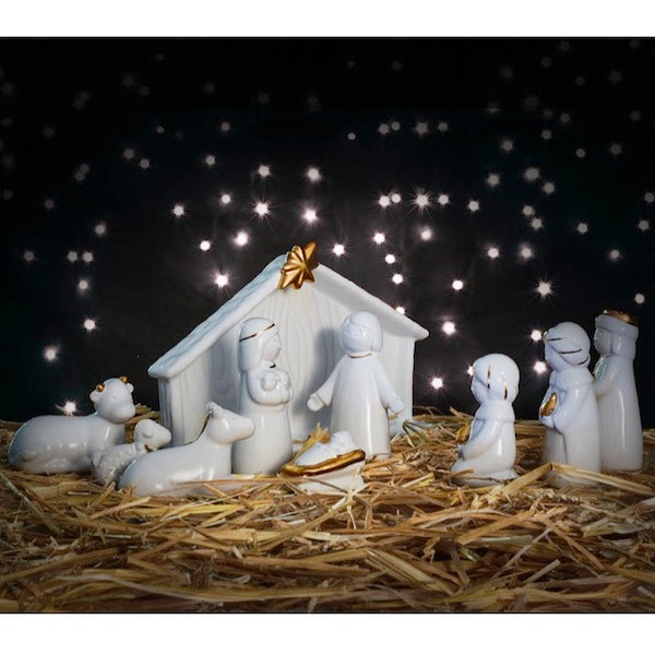 Nativity Scene White - Christmas Decoration