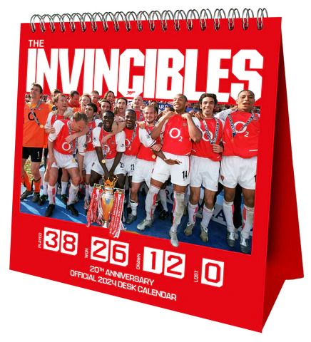 2024 Arsenal FC - Desk Easel Calendar  SOLD OUT