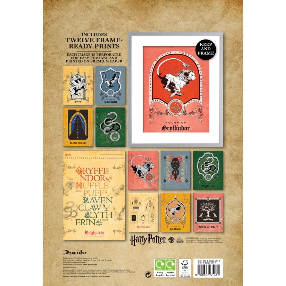 2025 Harry Potter - A3 Deluxe Wall Calendar