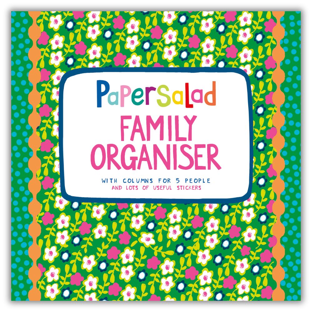 2027 Paper Salad - Family Organiser Calendar - Square Wall Calendar - cover