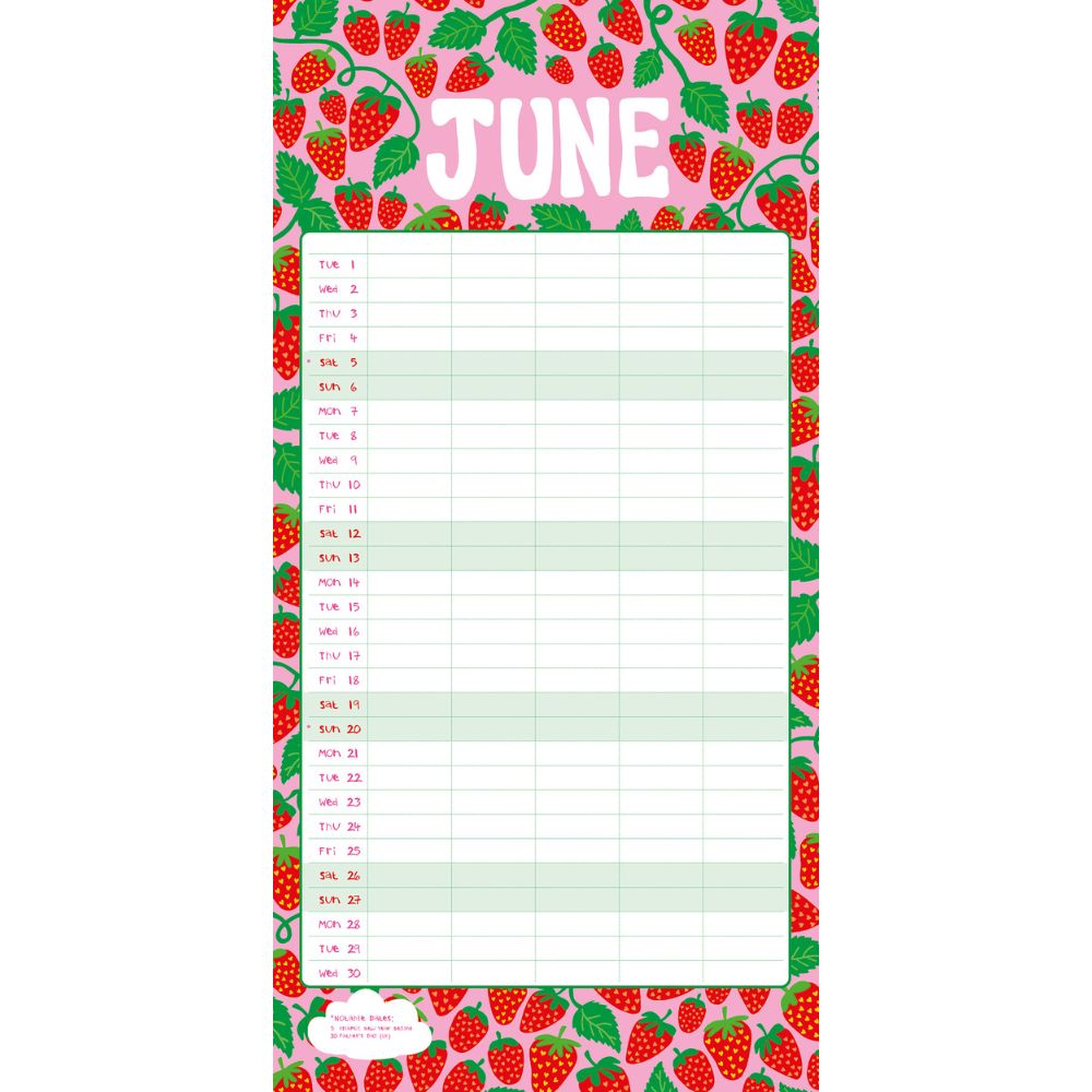2027 Paper Salad - Family Organiser Calendar - Square Wall Calendar - product image 3